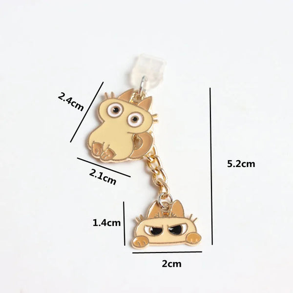 Cute Cat Dust Plug Charm Kawaii Charge Port Plug For iPhone Usb Type C Plug Dust Protection Cap Cartoon Earphone Jack Stopper